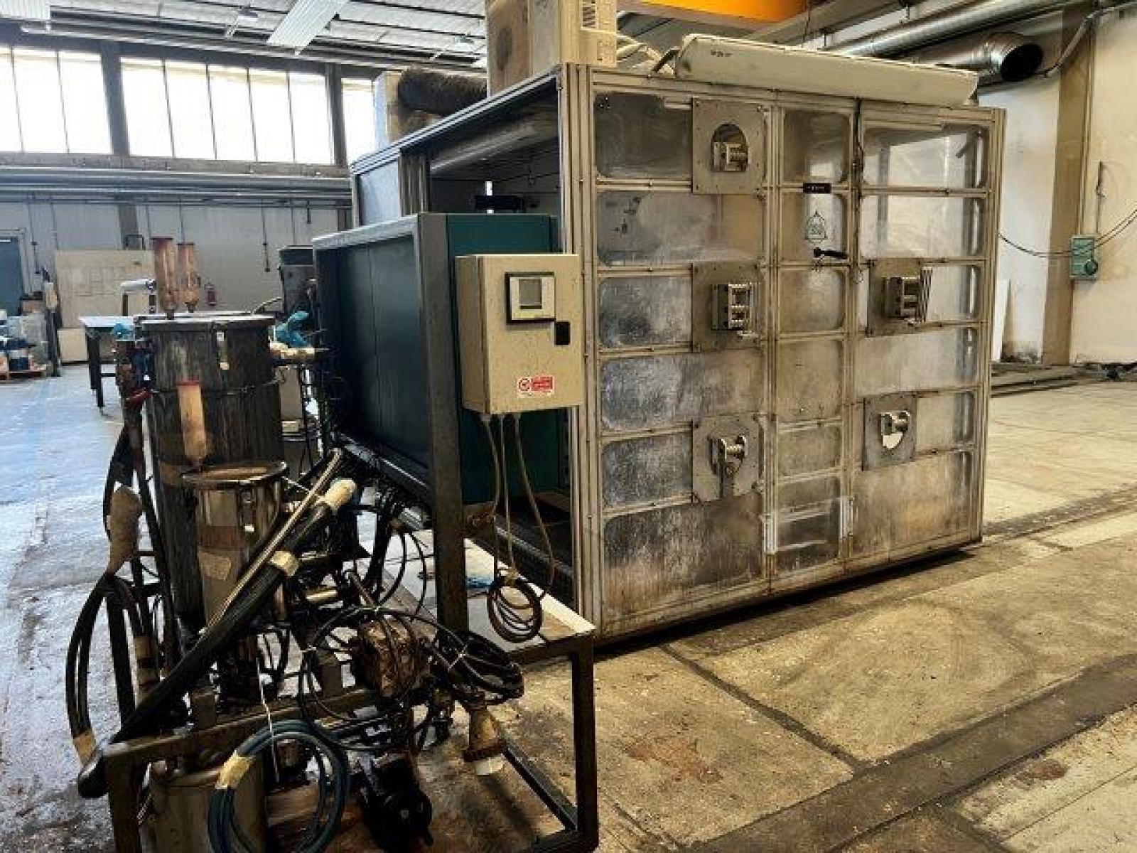 FILAMENT WINDING BOHEL2 SHAFER MACHINENBAU EHA    Anno 2006  Lunghezza avvolgibile mm 7800  Diametro avvolgibile mm 1400