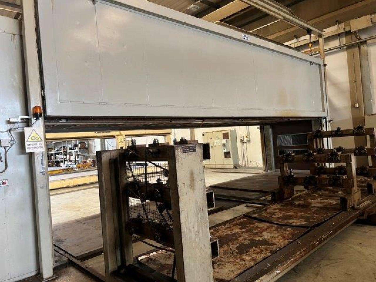 FILAMENT WINDING BOHEL2 SHAFER MACHINENBAU EHA    Anno 2006  Lunghezza avvolgibile mm 7800  Diametro avvolgibile mm 1400