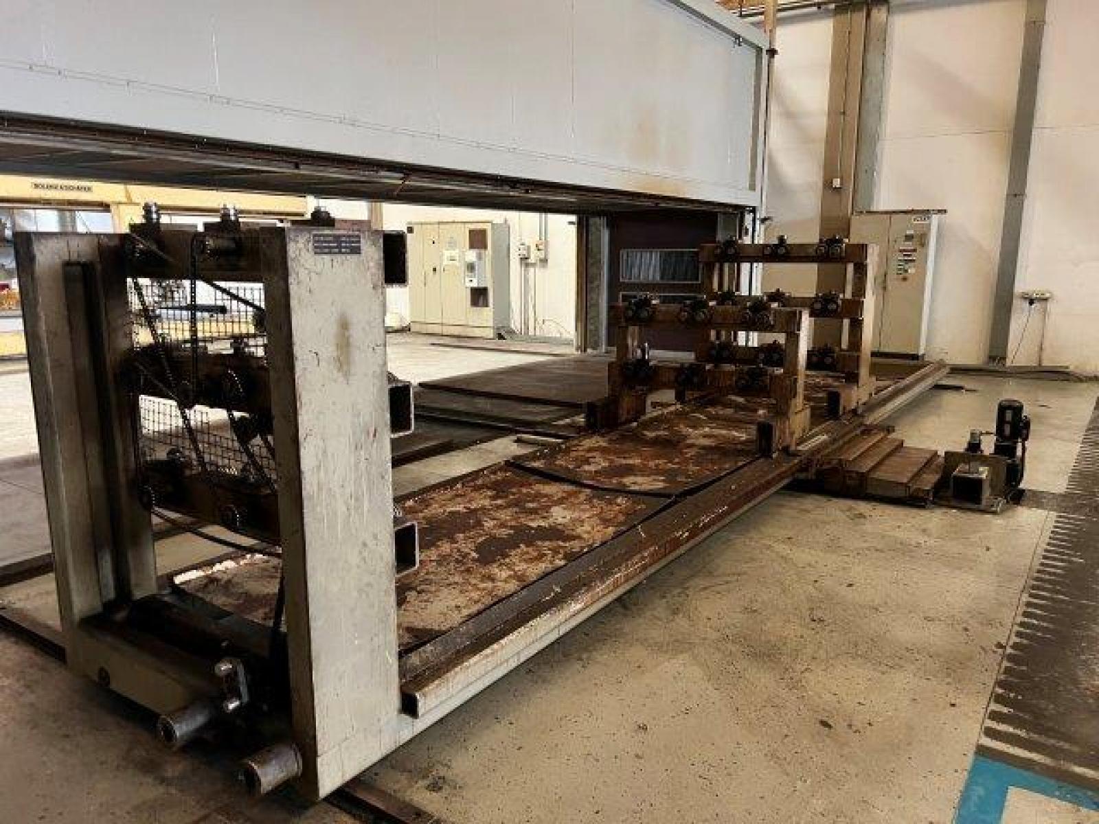FILAMENT WINDING BOHEL2 SHAFER MACHINENBAU EHA    Anno 2006  Lunghezza avvolgibile mm 7800  Diametro avvolgibile mm 1400