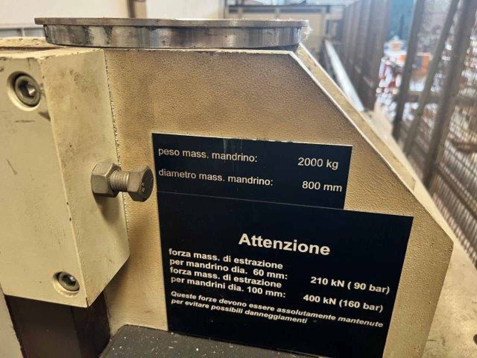 FILAMENT WINDING BOHEL2 SHAFER MACHINENBAU EHA    Anno 2006  Lunghezza avvolgibile mm 7800  Diametro avvolgibile mm 1400