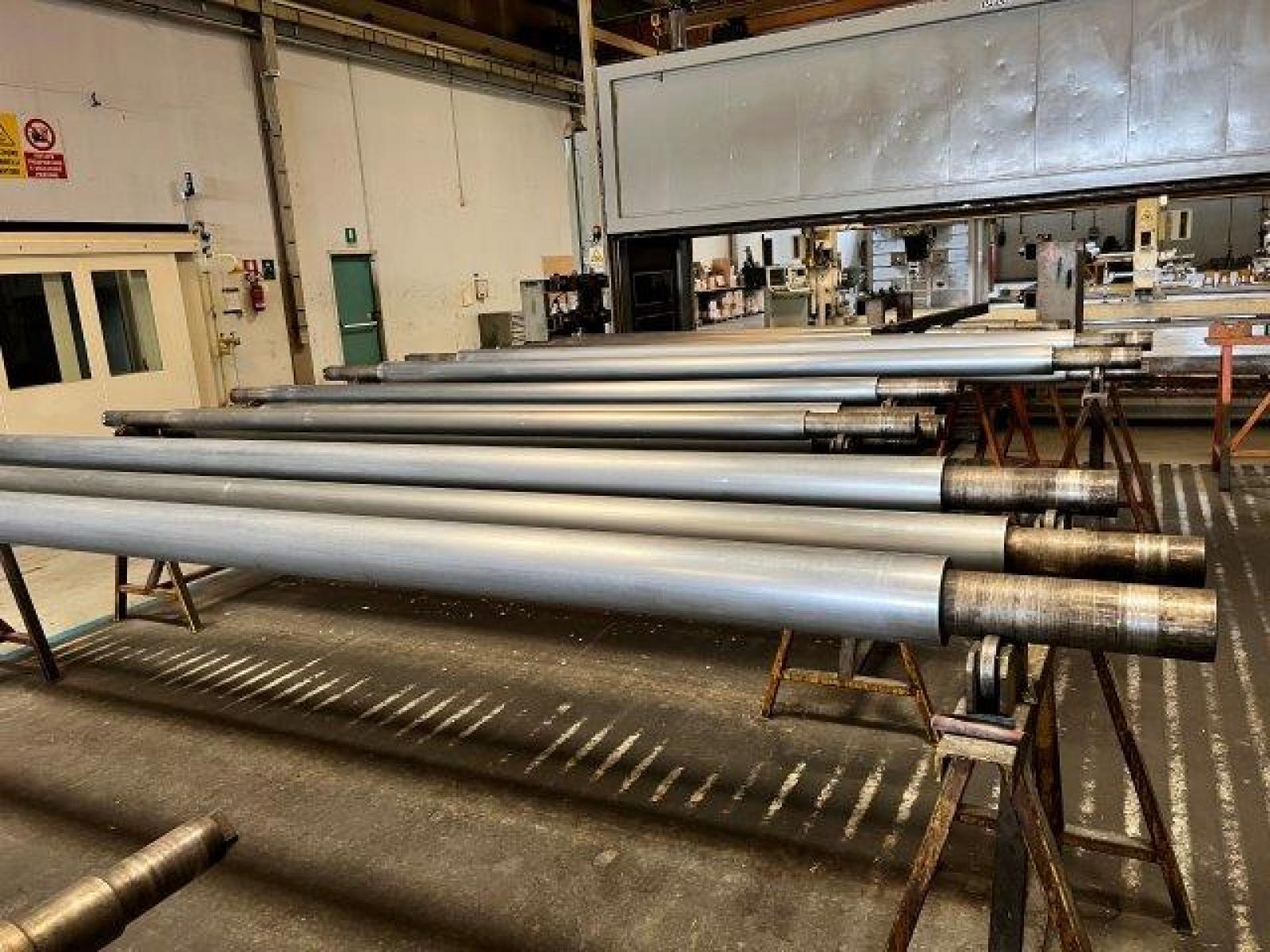 FILAMENT WINDING BOHEL2 SHAFER MACHINENBAU EHA    Anno 2006  Lunghezza avvolgibile mm 7800  Diametro avvolgibile mm 1400