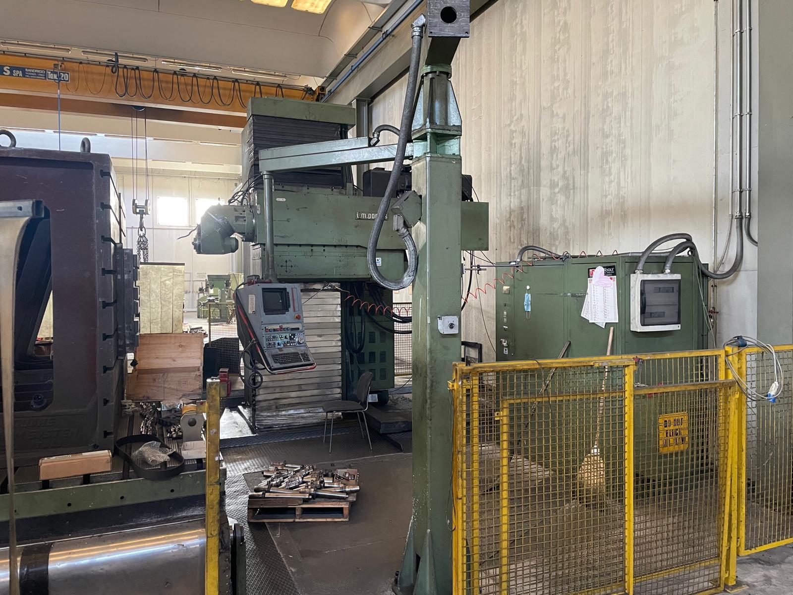 Fresatrice parpas MT100 con testa orientabile corse:3500x2000x1000(x1000) ANNO 1995