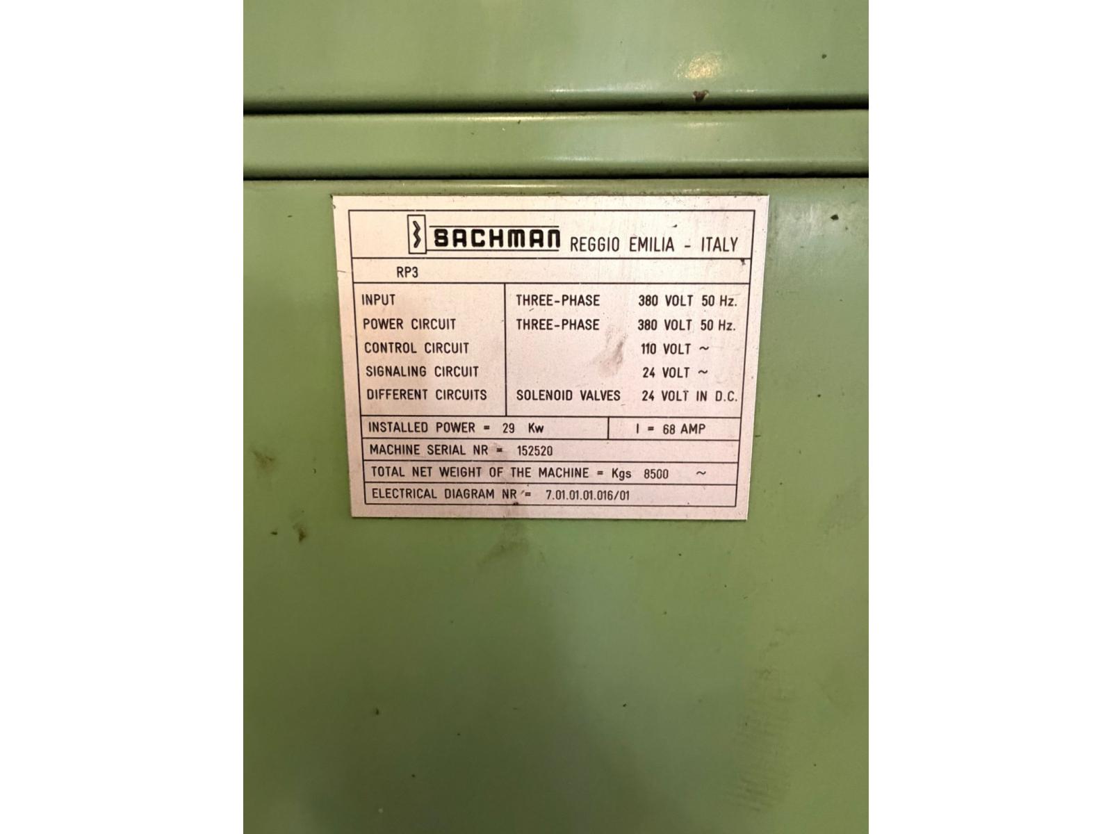 FRESATRICE SACHMAN RP3