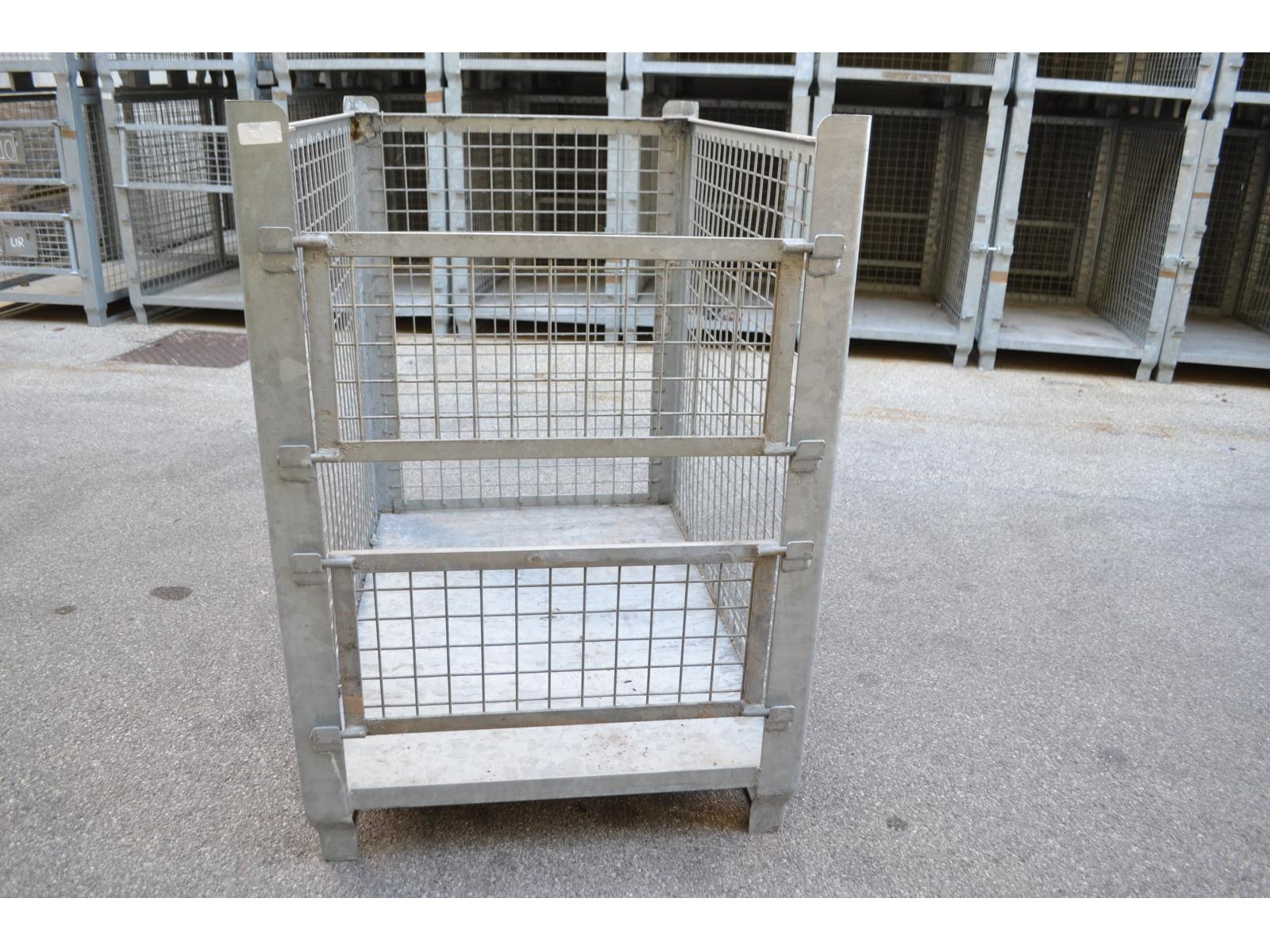 gabbie metalliche zincate da 800 x 1200 base x 1150 h (altezza utile interna 1000 mm ) Le gabbie dispongono tutte ( o quasi) di