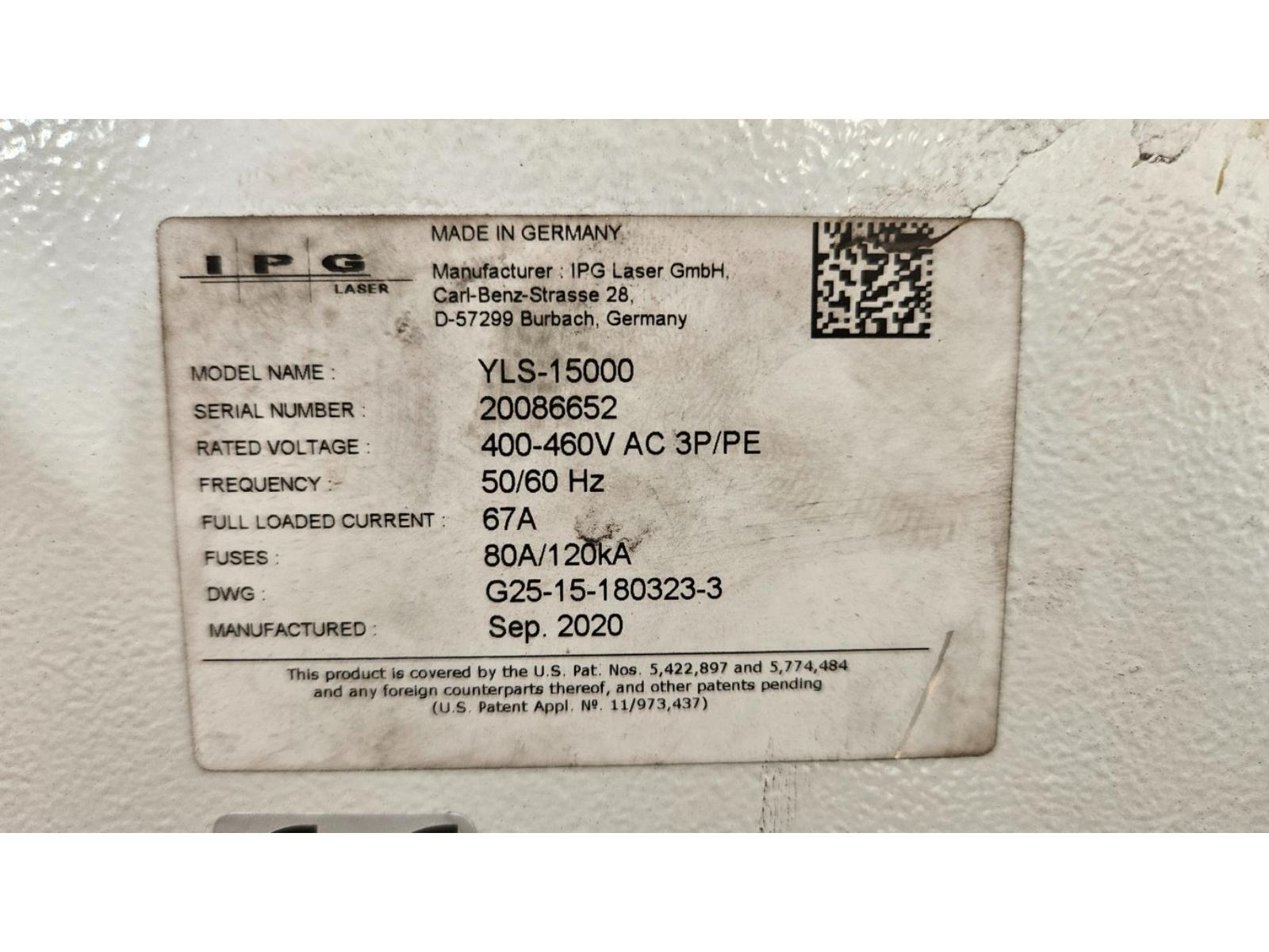 LASER Cutlite Penta LME 15000 Watt IPG - usato del 2021