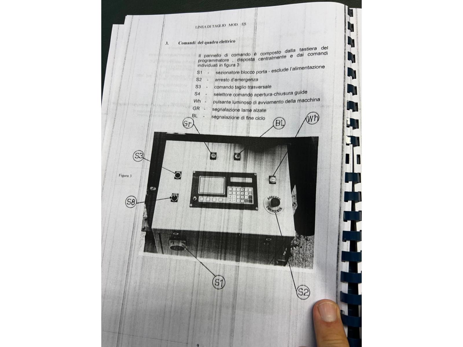 LINEA DI TAGLIO 1500 X 1
