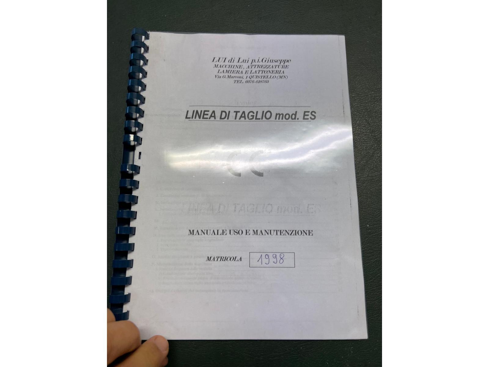 LINEA DI TAGLIO 1500 X 1