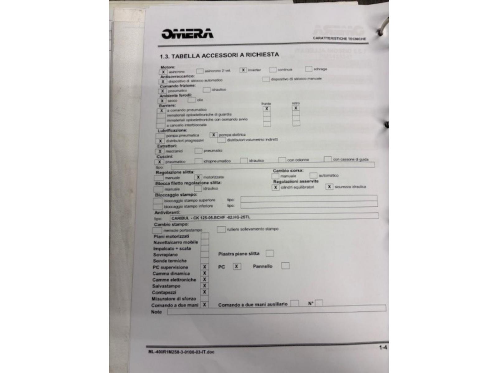 omera - asservimenti presse