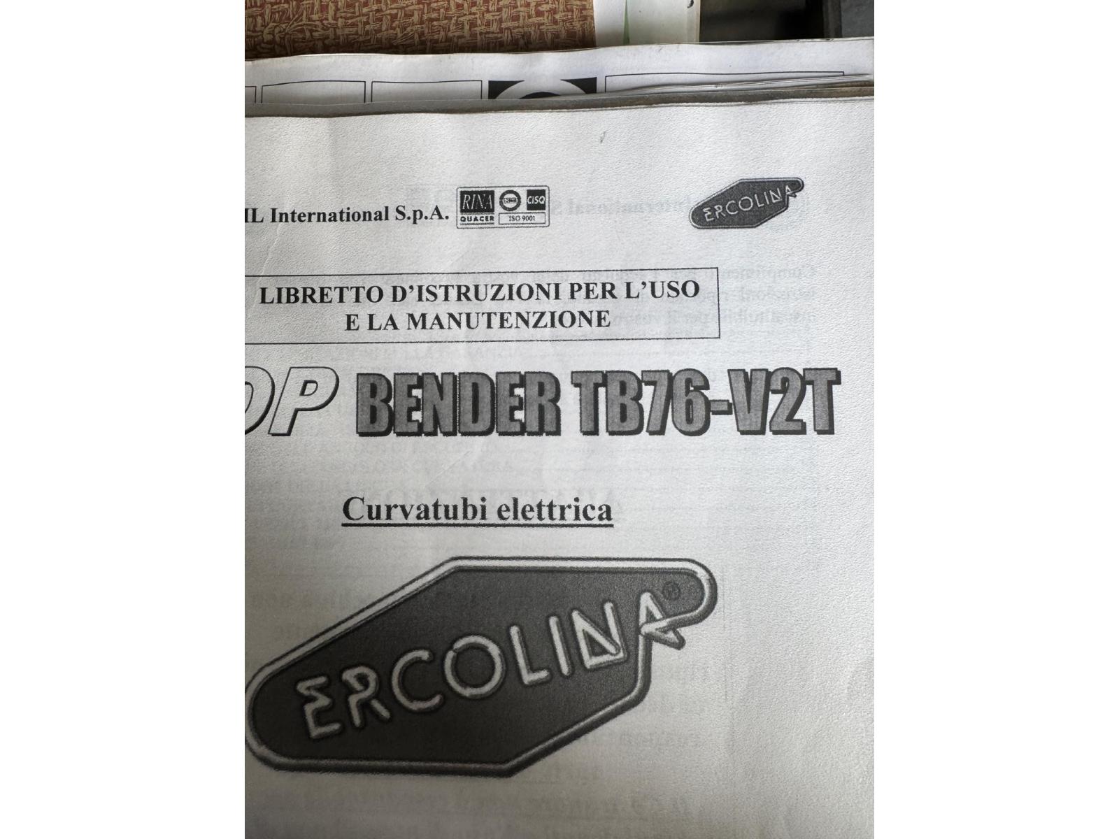 PIEGATUBI ERCOLINA CML CON GROSSA ANIMA