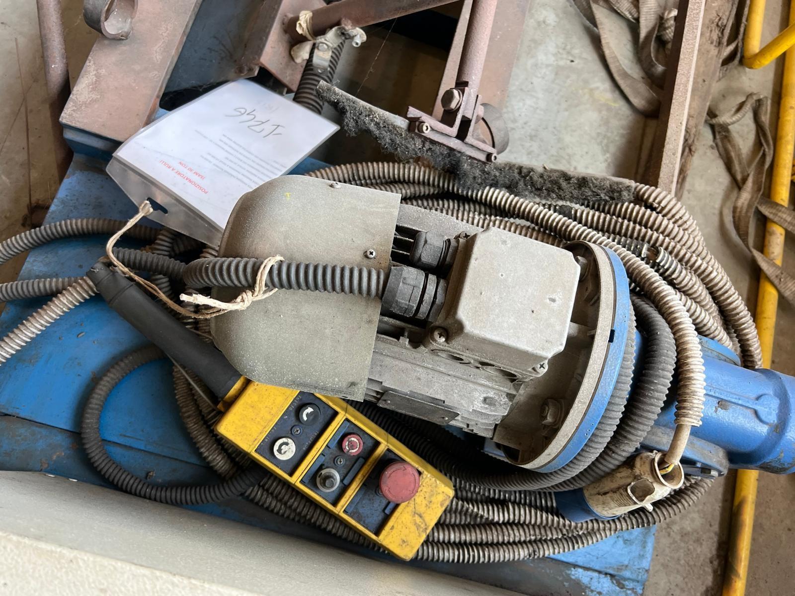 POSIZIONATORE A RULLI FORME E MOTORIZZATO 30 TON