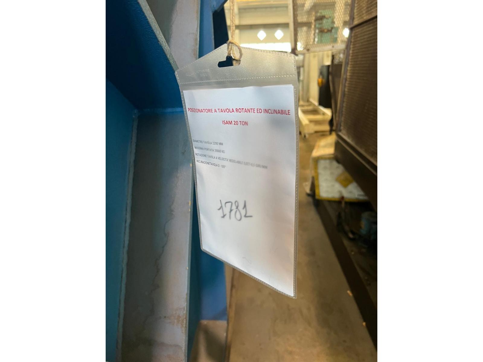 POSIZIONATORE A TAVOLA ISAM 2O TON