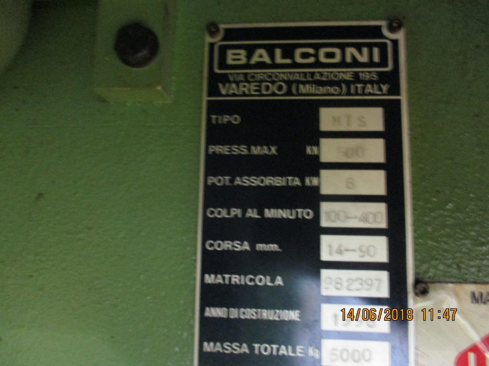 pressa BALCONI MTS50