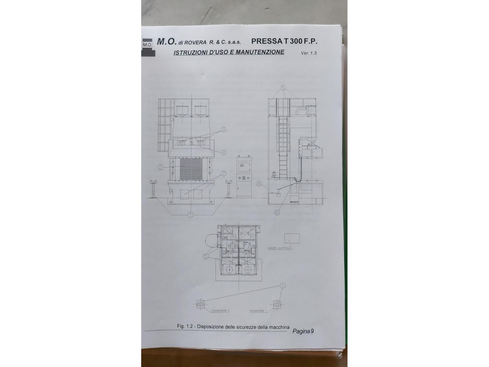 Pressa idraulica MO 300 TON
