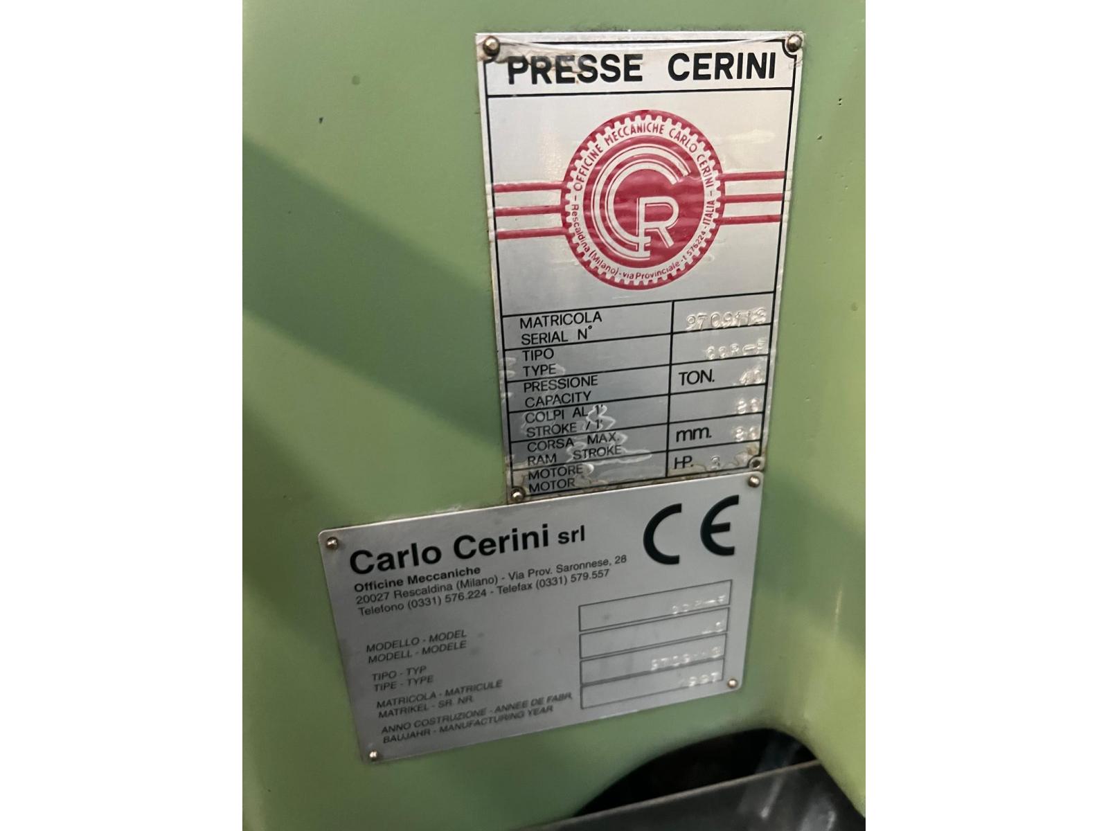 PRESSA MECCANICA CERINI 40 TON