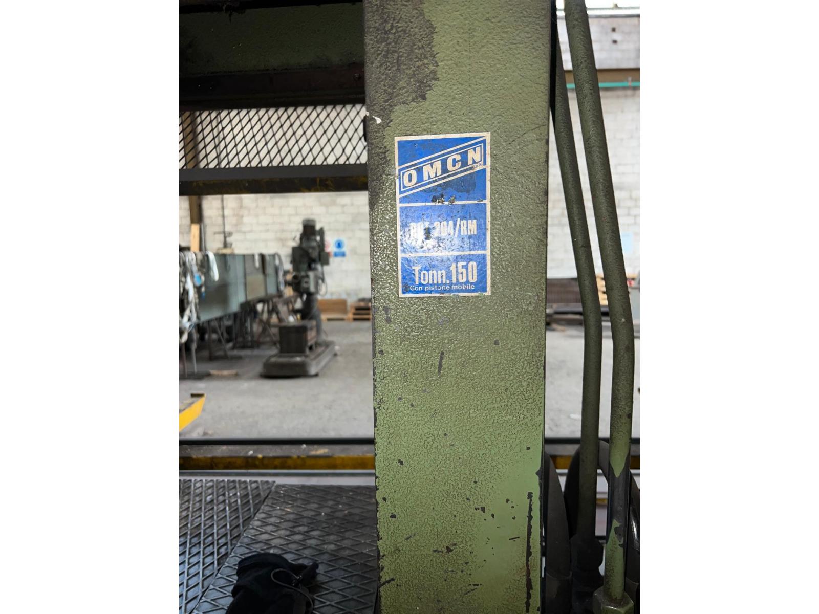 PRESSA PER OFFICINA IDRAULICA OMCN 150 TON