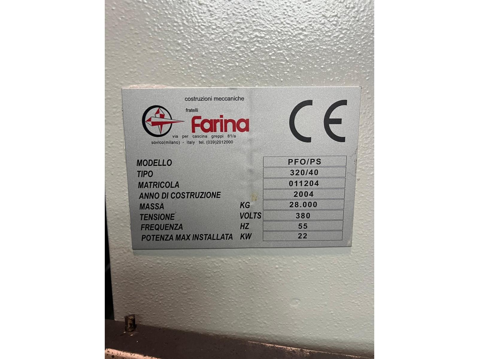 PRESSA PIEGATRICE FARINA PFC/PS