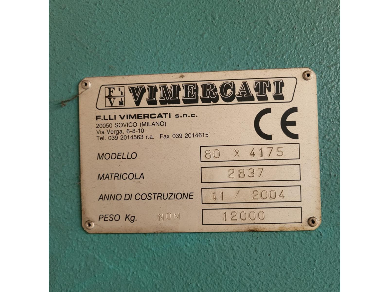 PRESSA PIEGATRICE VIMERCATI 80X4175