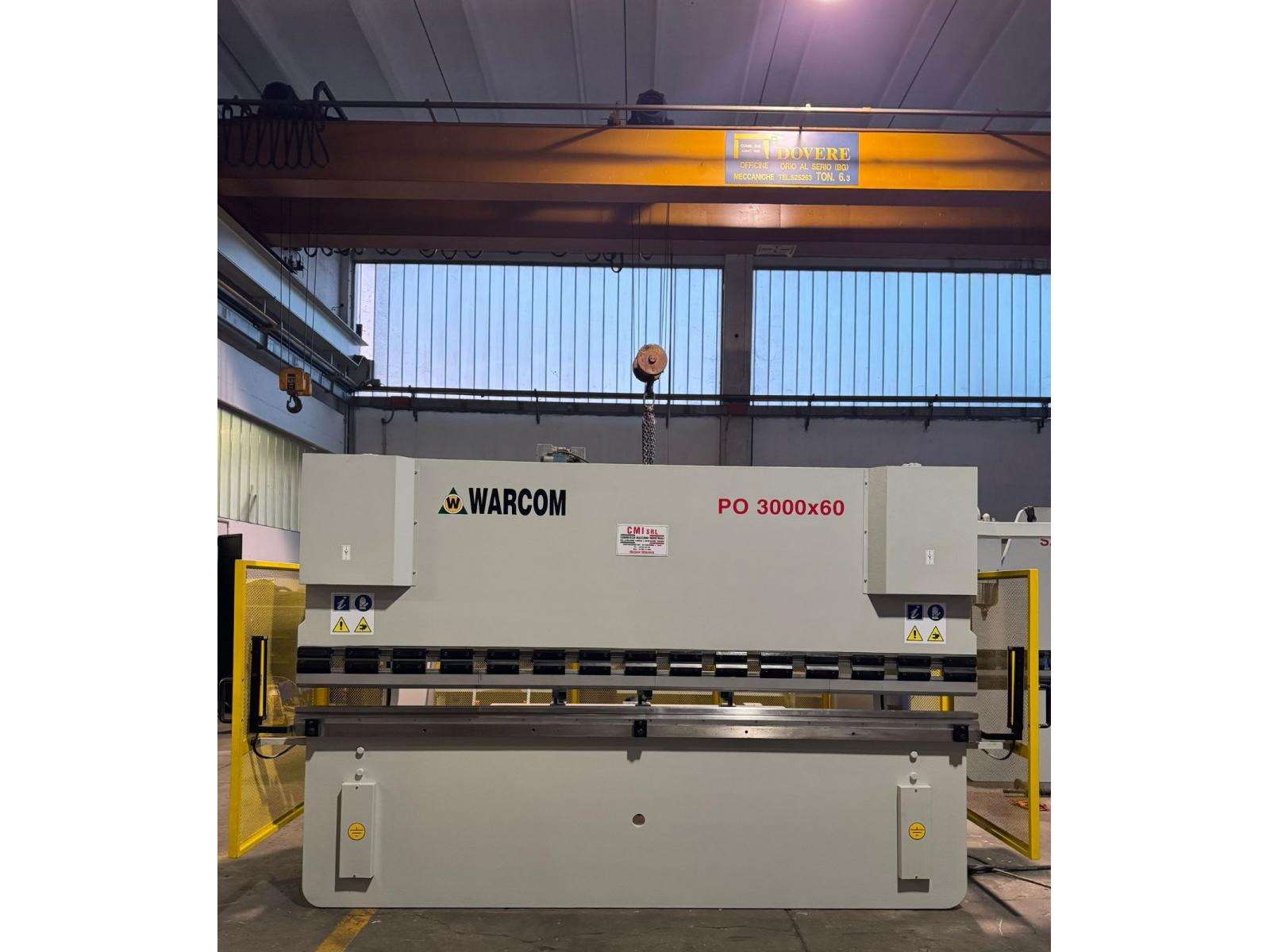 PRESSA PIEGATRICE WARCOM 3000x60 TON CNC 4 ASSI