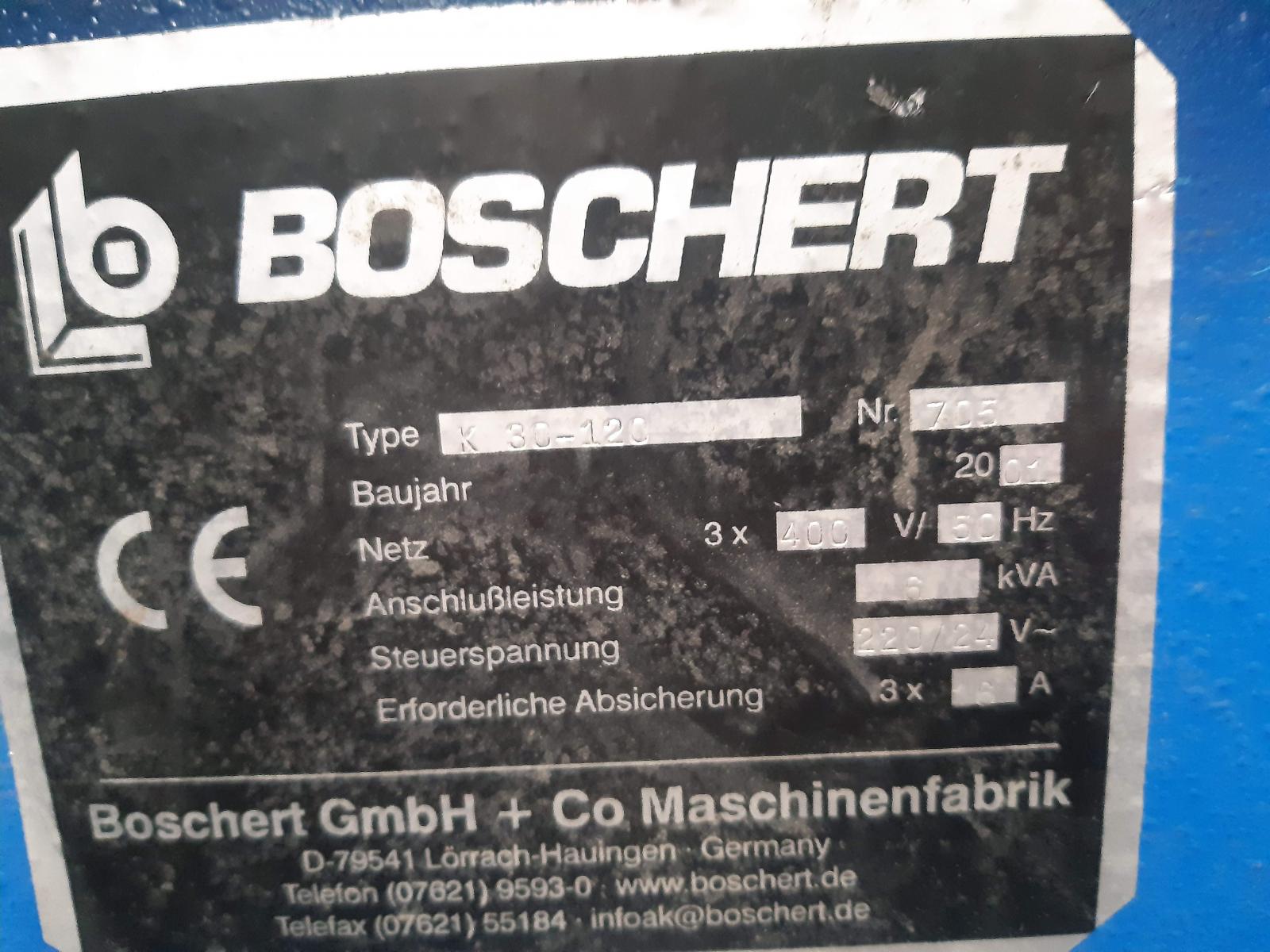 Scantonatrice Boschert Modello K30-120 - ANNO 2001