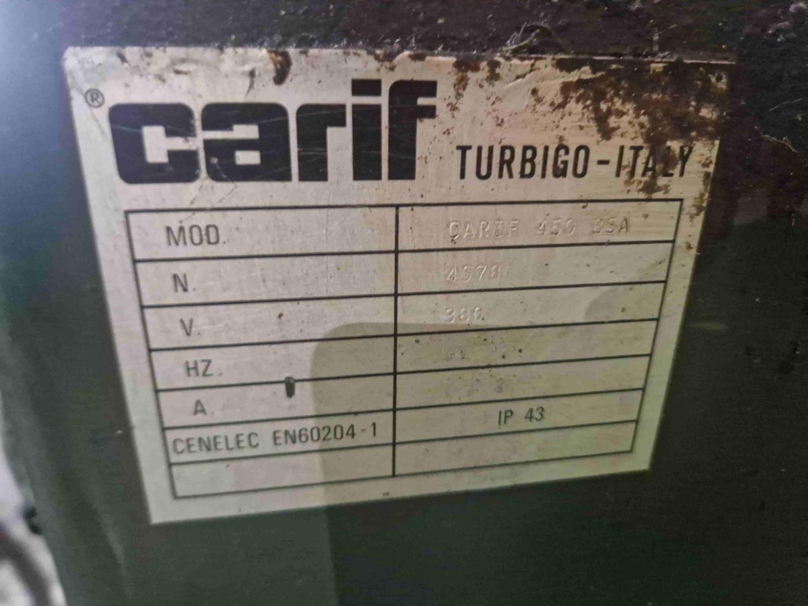 SEGATRICE A NASTRO SEMIAUTOMATICA CARIF 450 BSA