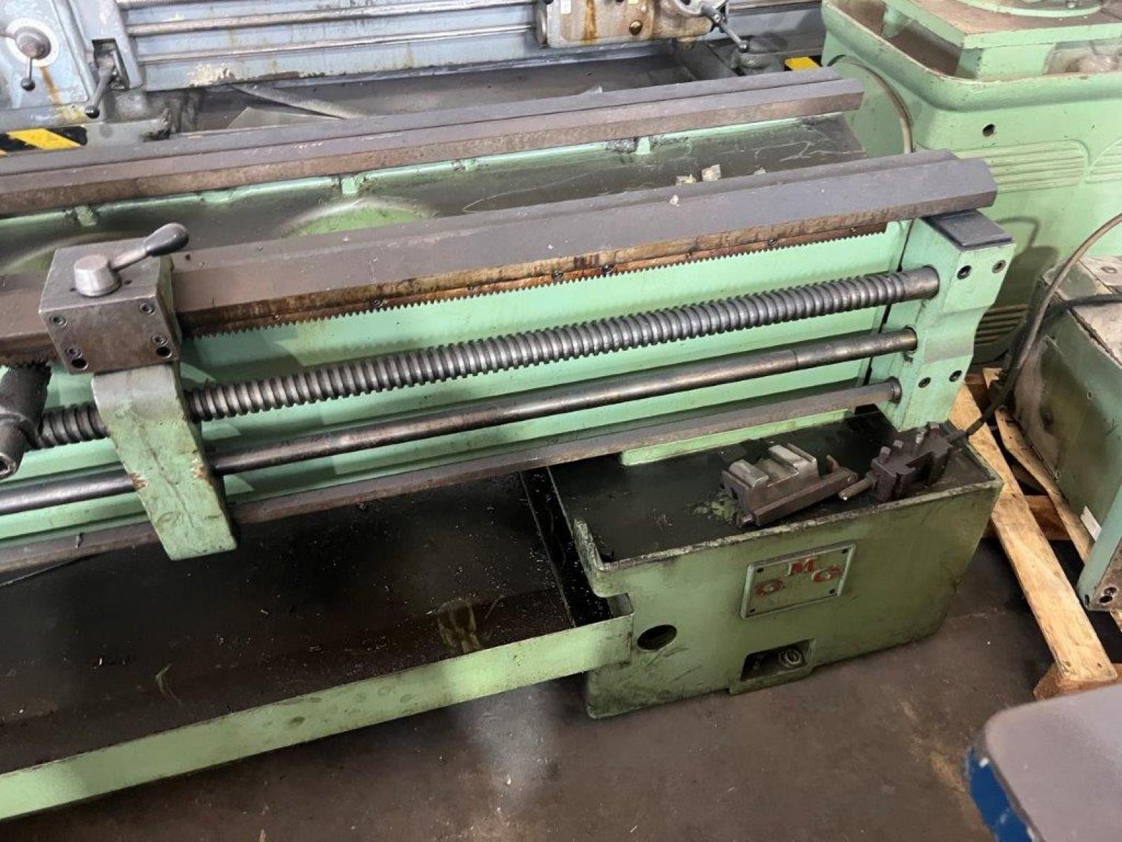 Tornio 5000 x 360 mm foro 105mm completo di accessori e  rapidi     visualizzato