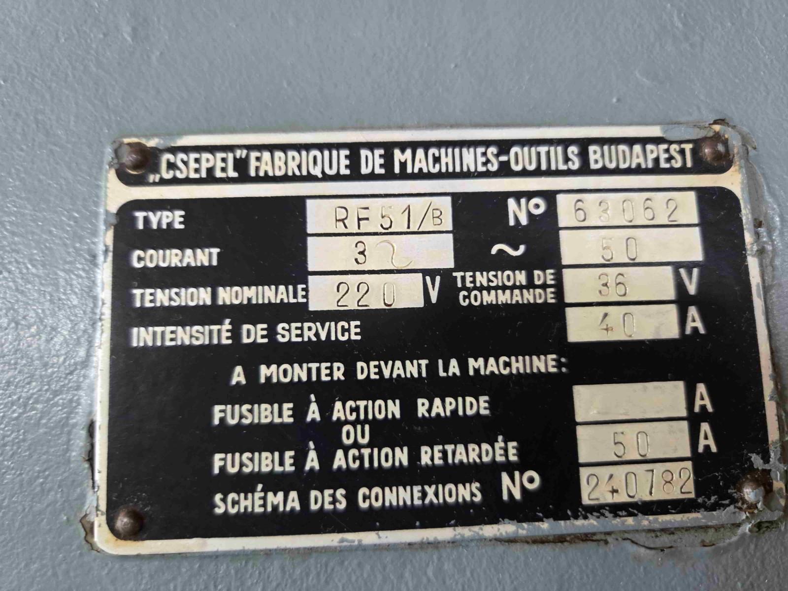 TRAPANO RADIALE CSEPEL RF 51 B
