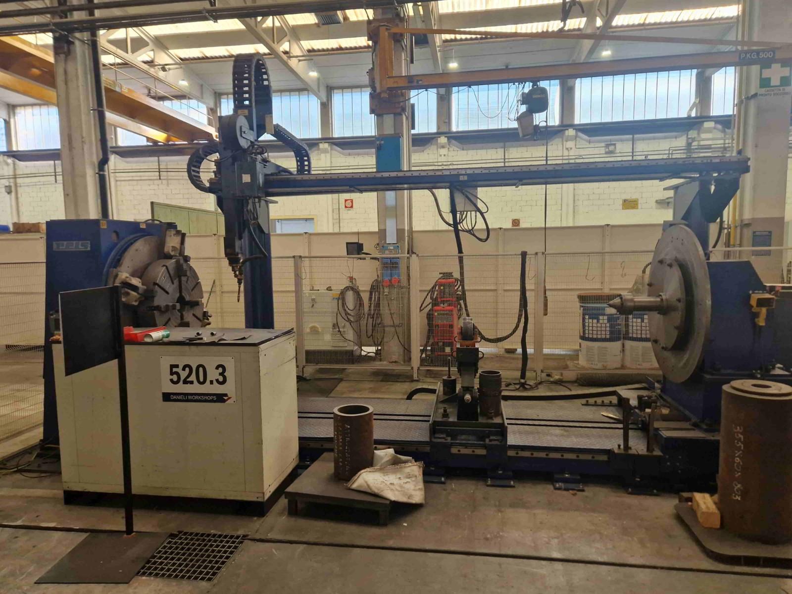 TRAVI DI SALDATURA REIS CON POSIZIONATORE E SALDATRICE